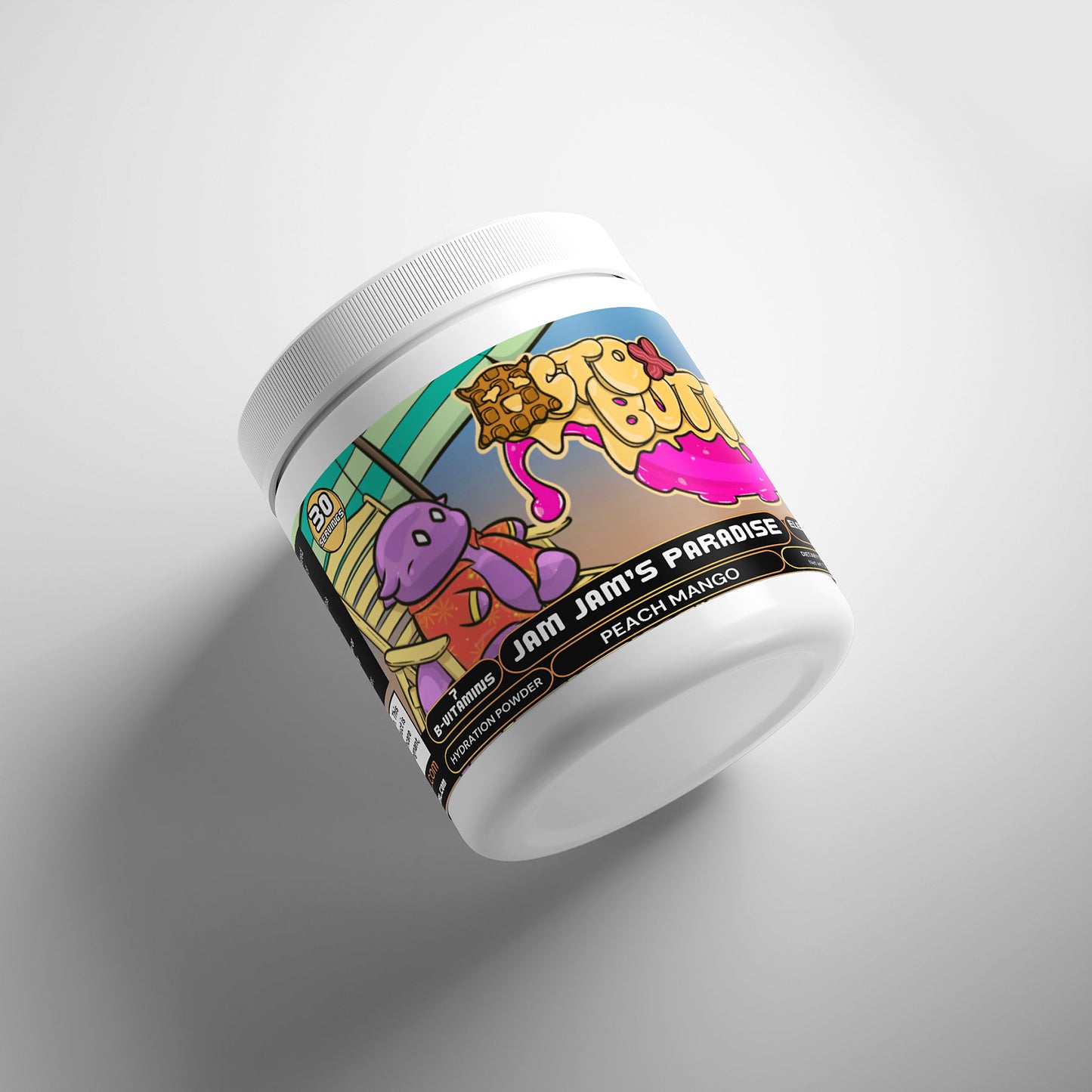 OctoxButter - Jam Jam's Paradise Hydration Powder (Peach Mango)