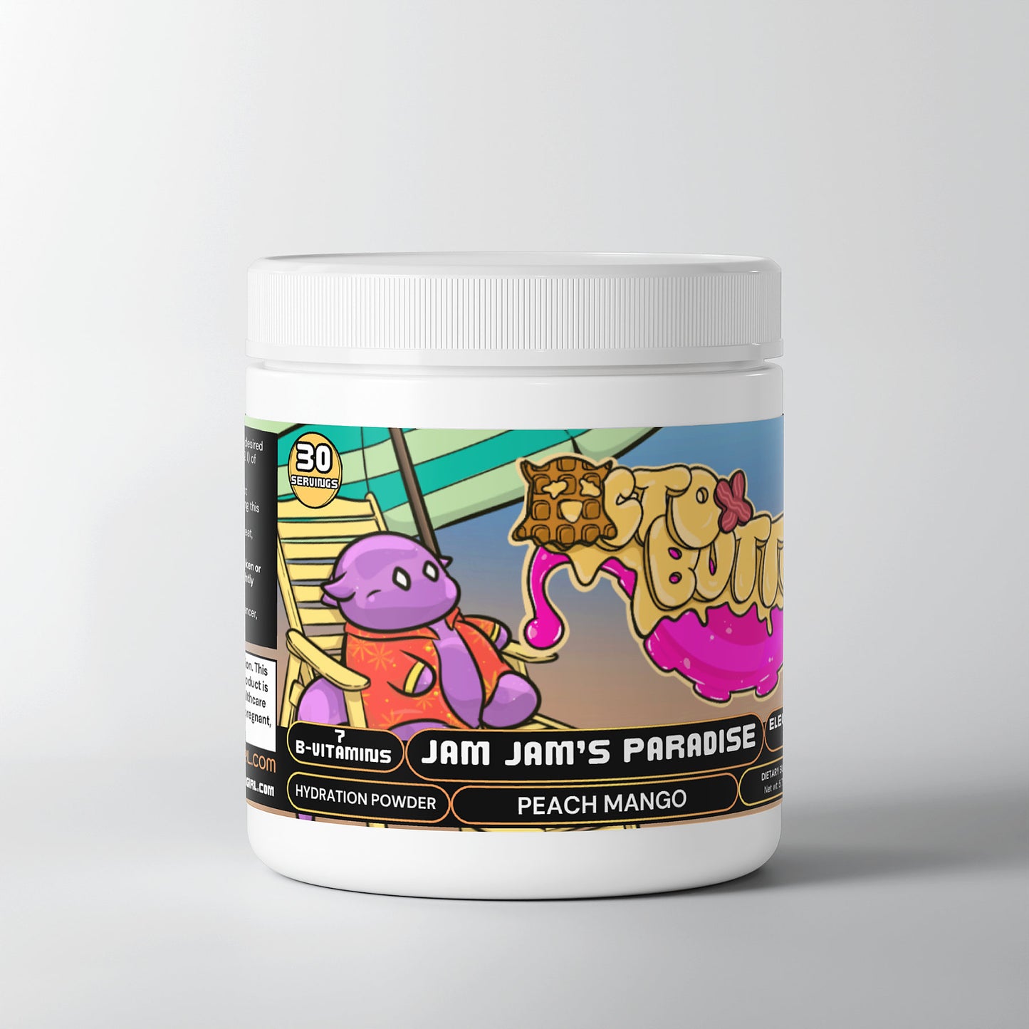 OctoxButter - Jam Jam's Paradise Hydration Powder (Peach Mango)