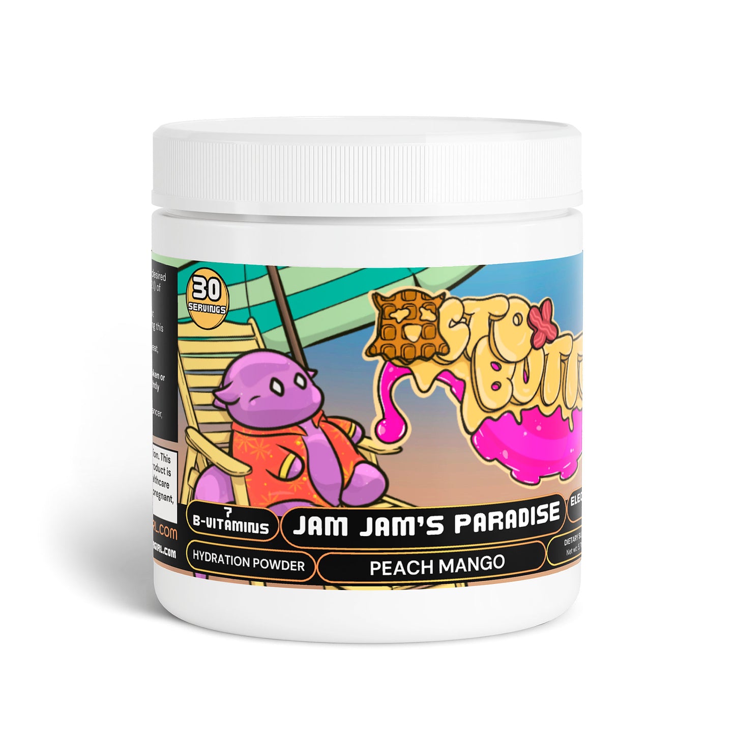 OctoxButter - Jam Jam's Paradise Hydration Powder (Peach Mango)