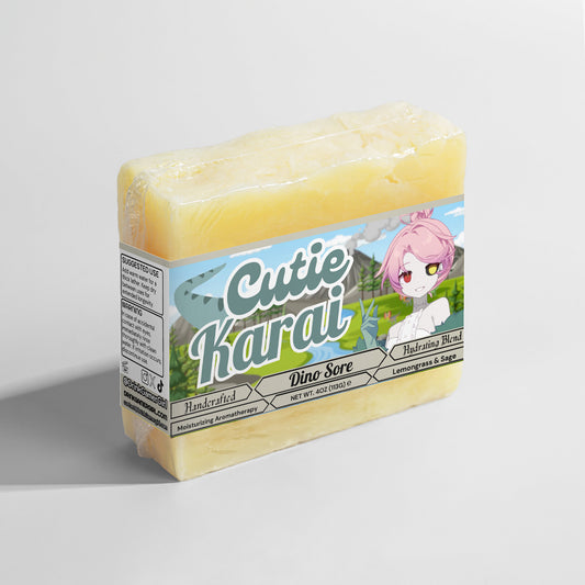 Cutie Karai - Dino Sore Lemongrass & Sage Soap