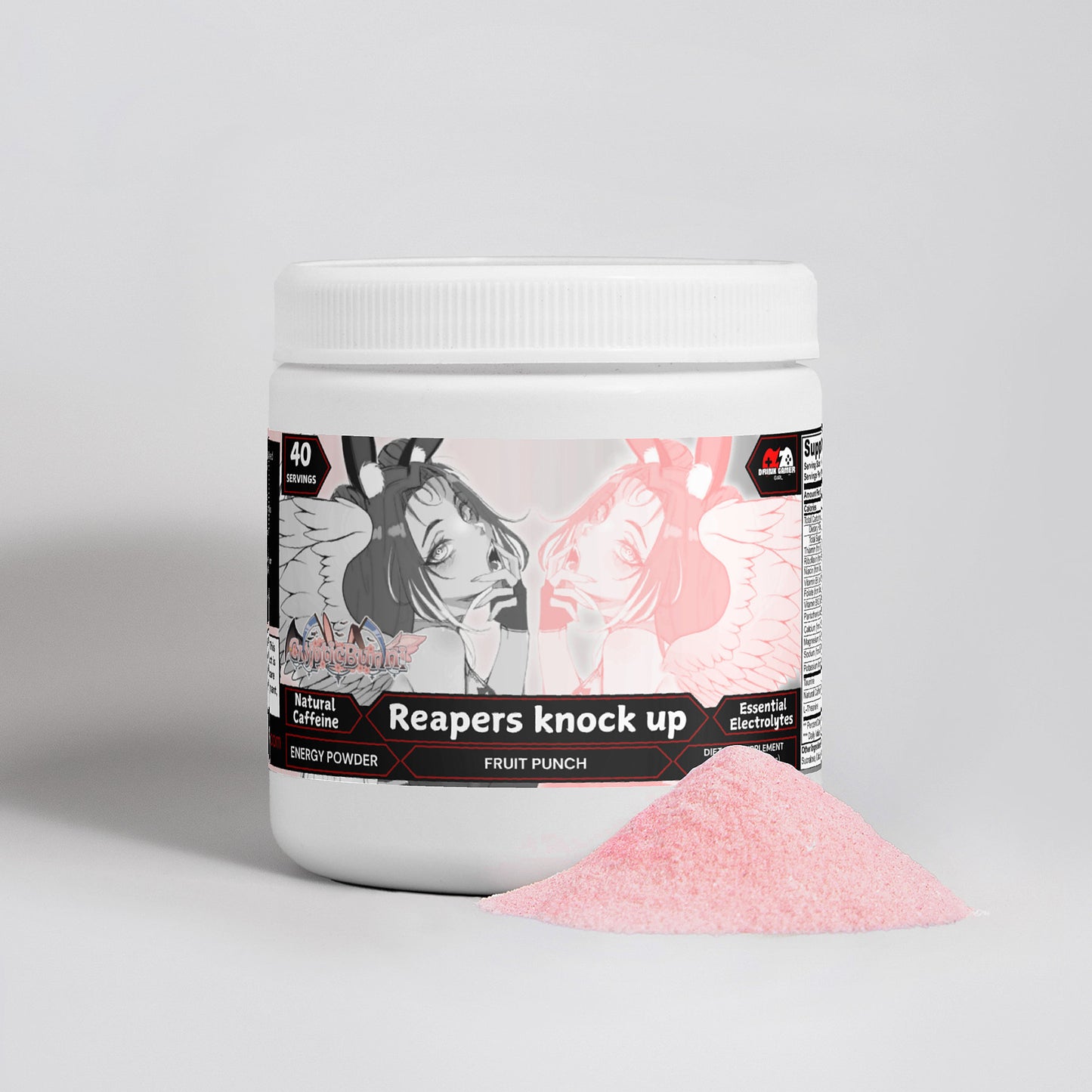 CrypticBunni - Reapers knock up Energy Powder (Fruit Punch)