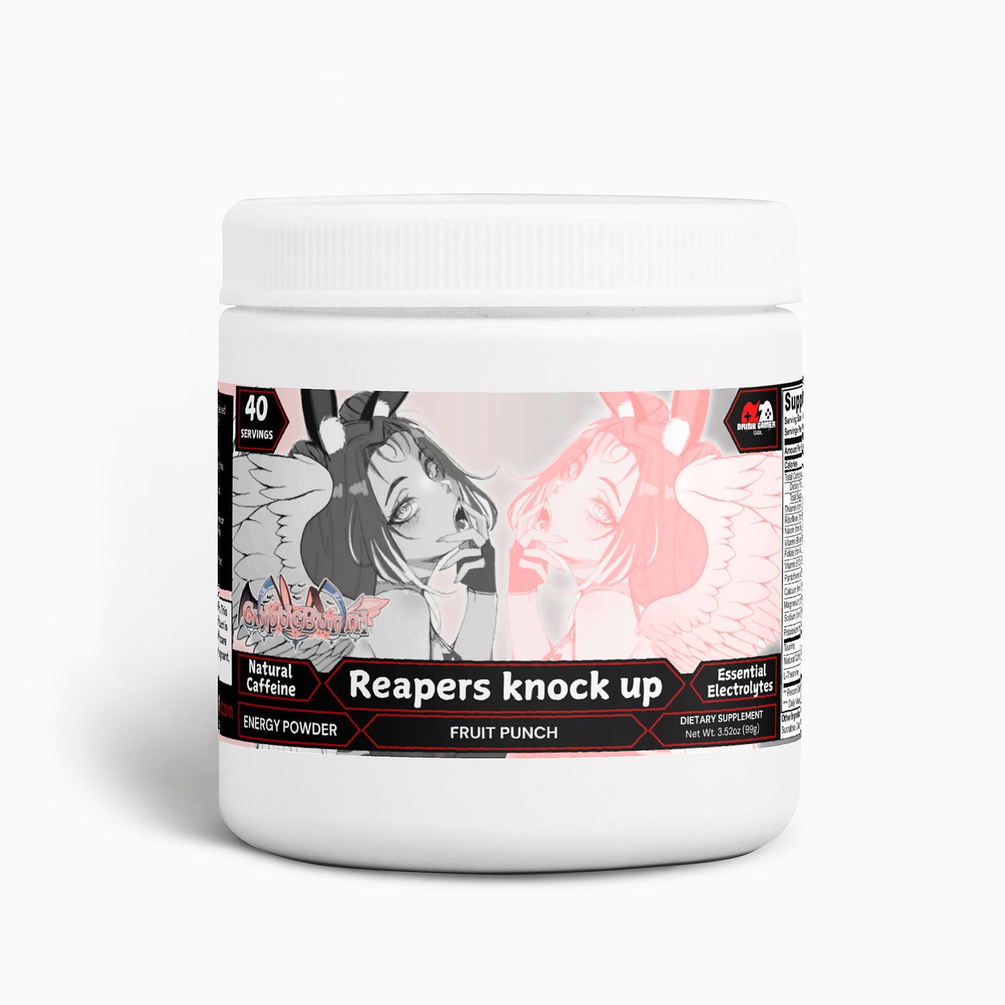 CrypticBunni - Reapers knock up Energy Powder (Fruit Punch)
