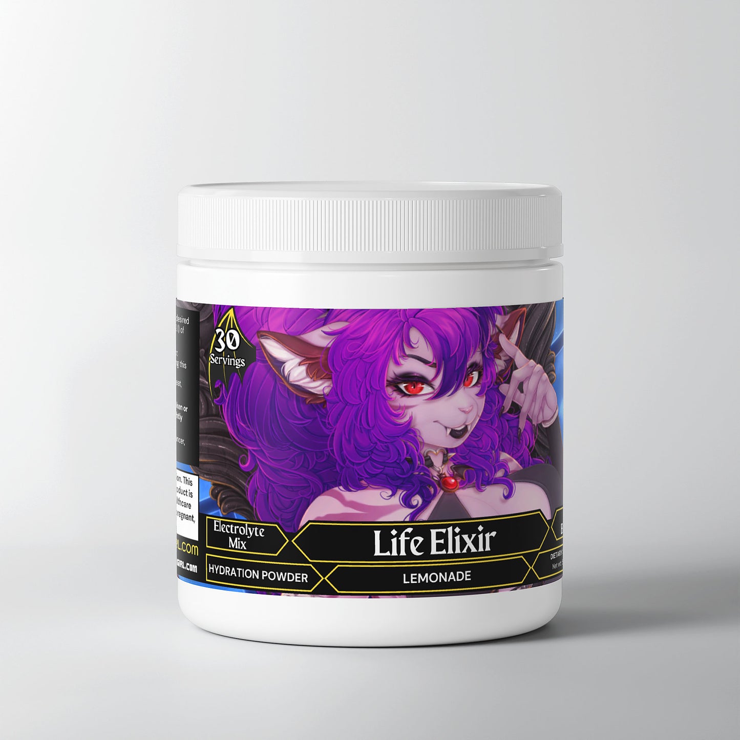 Tigra Valentine - Life Elixir Hydration Powder (Lemonade)