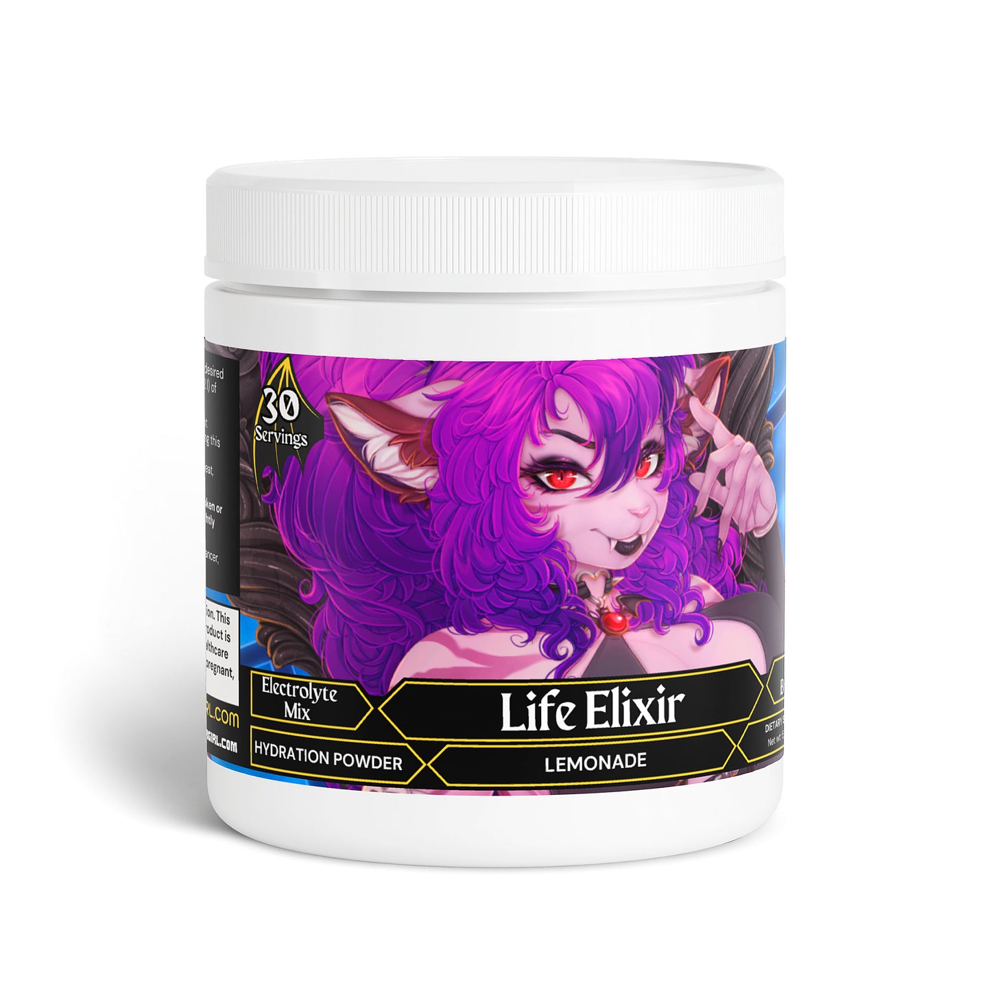 Tigra Valentine - Life Elixir Hydration Powder (Lemonade)