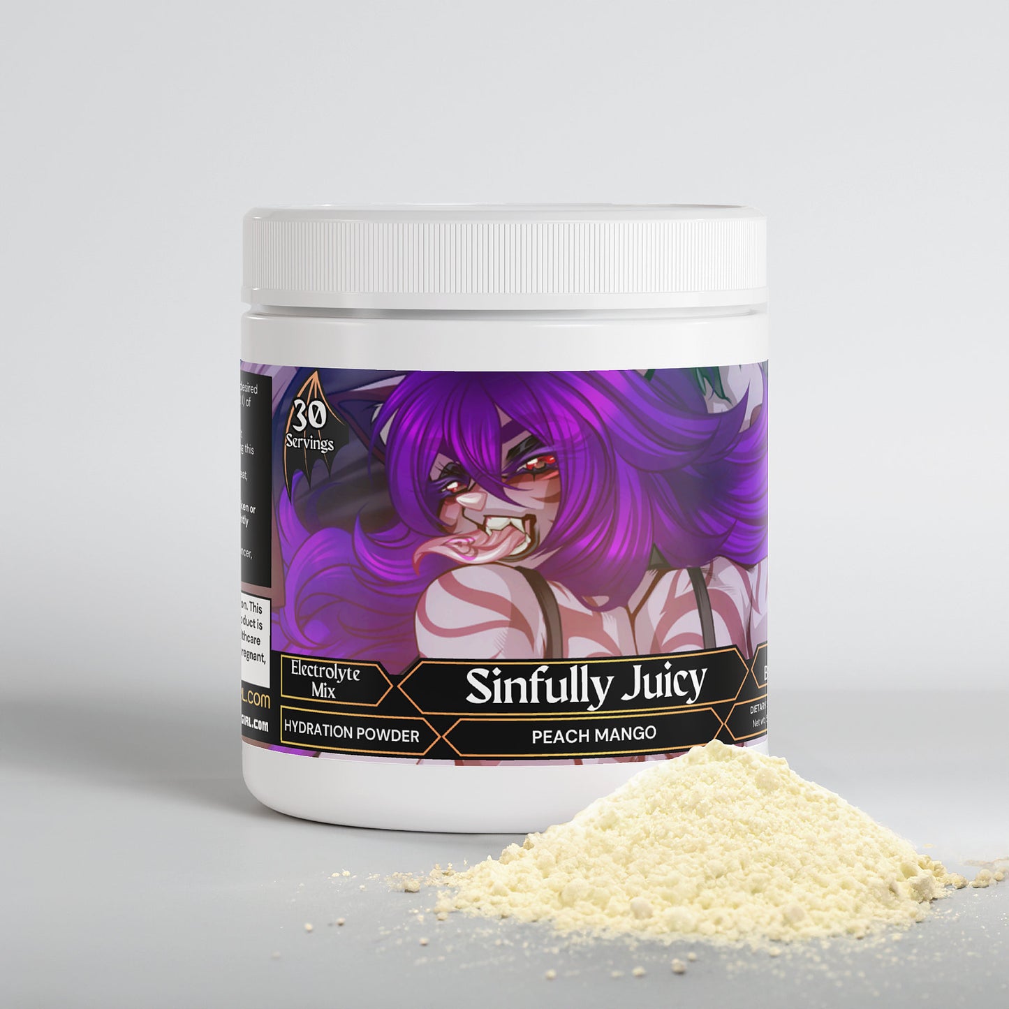 Tigra Valentine - Sinfully Juicy Hydration Powder (Peach Mango)