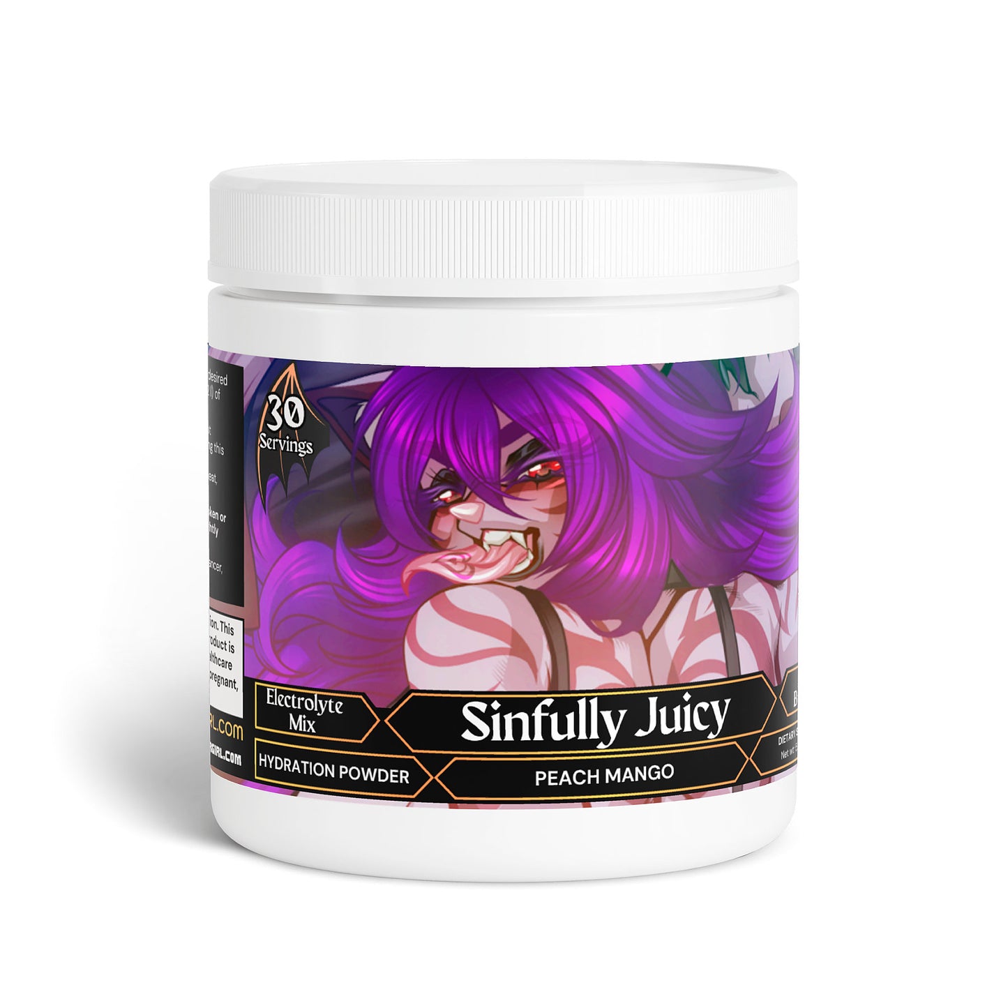 Tigra Valentine - Sinfully Juicy Hydration Powder (Peach Mango)