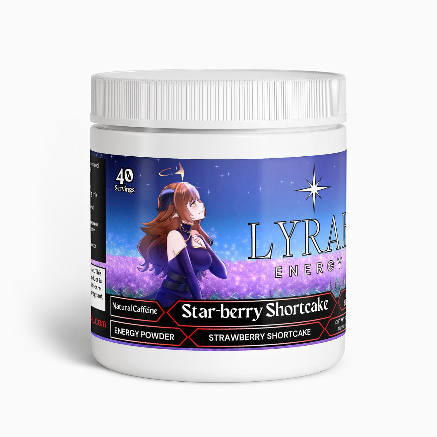 Lyrae - Star-berry Shortcake Energy Powder (Strawberry Shortcake)