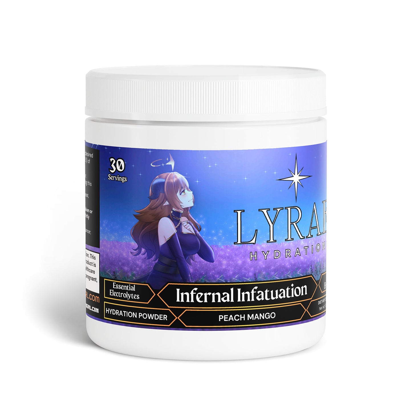 Lyrae - Infernal Infatuation Hydration Powder (Peach Mango)