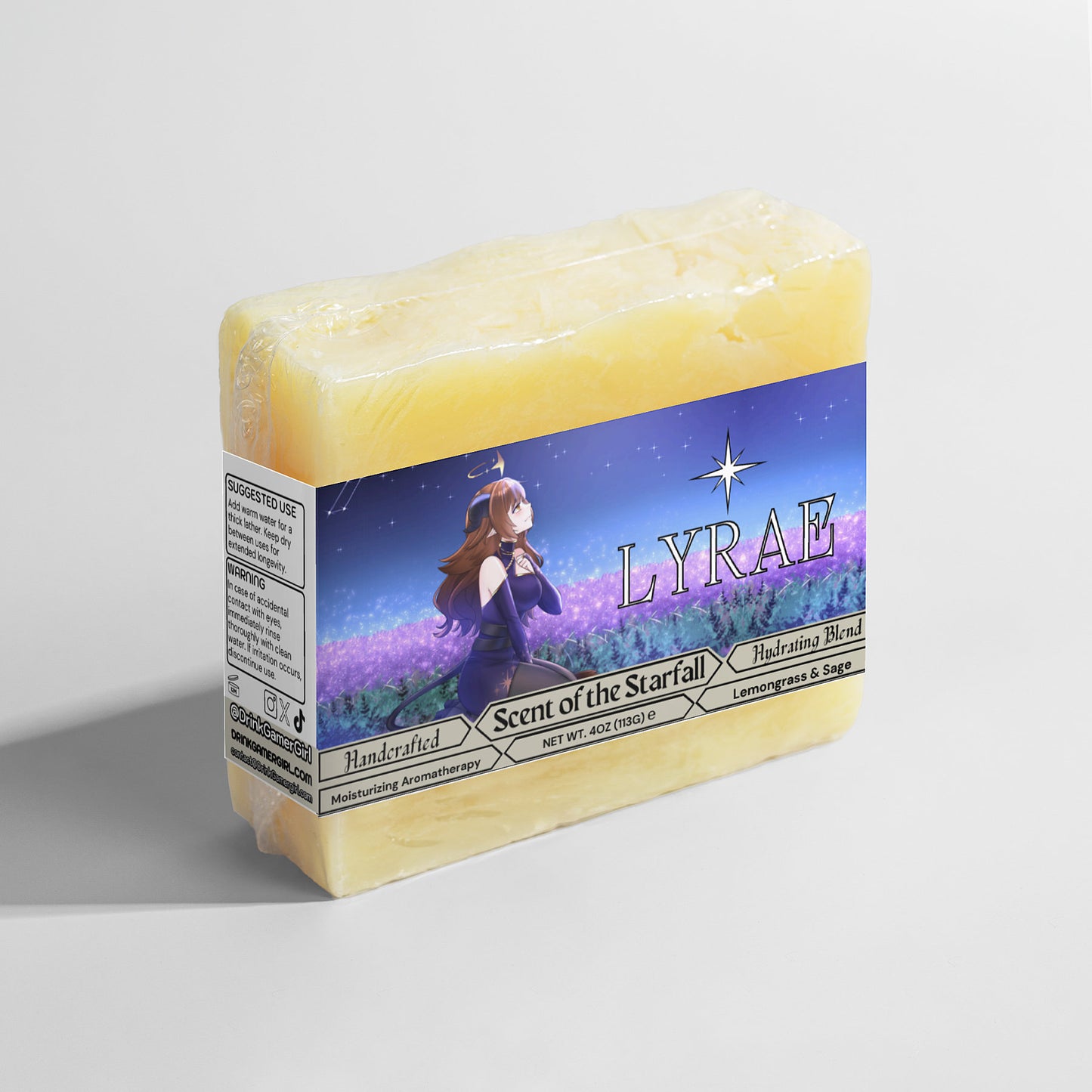 Lyrae - Scent of the Starfall Lemongrass & Sage Soap