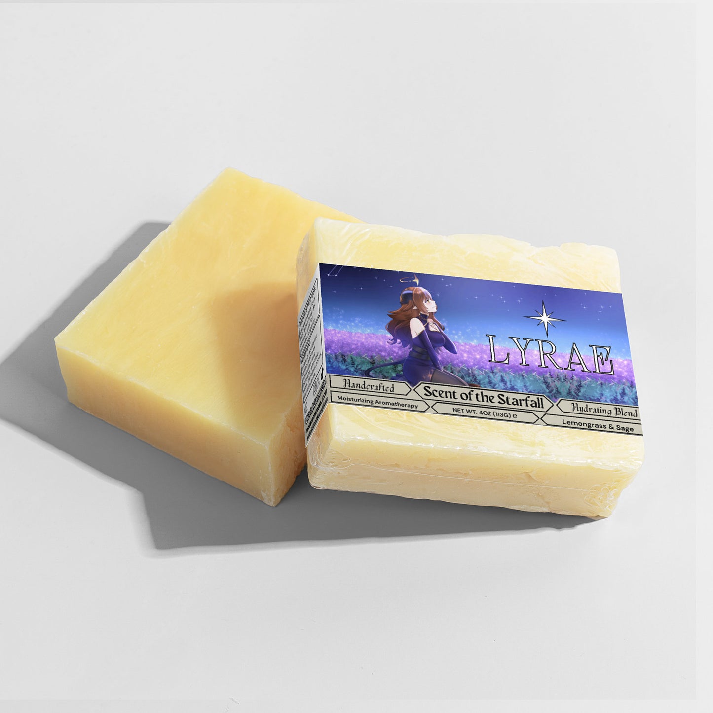 Lyrae - Scent of the Starfall Lemongrass & Sage Soap