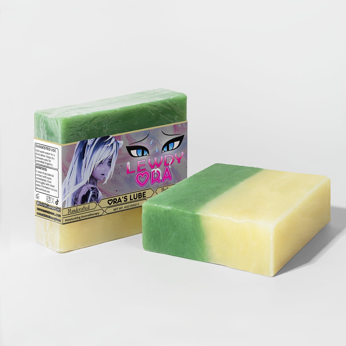 LewdyOra - Ora's Lube Aloe & Cool Cucumber Soap