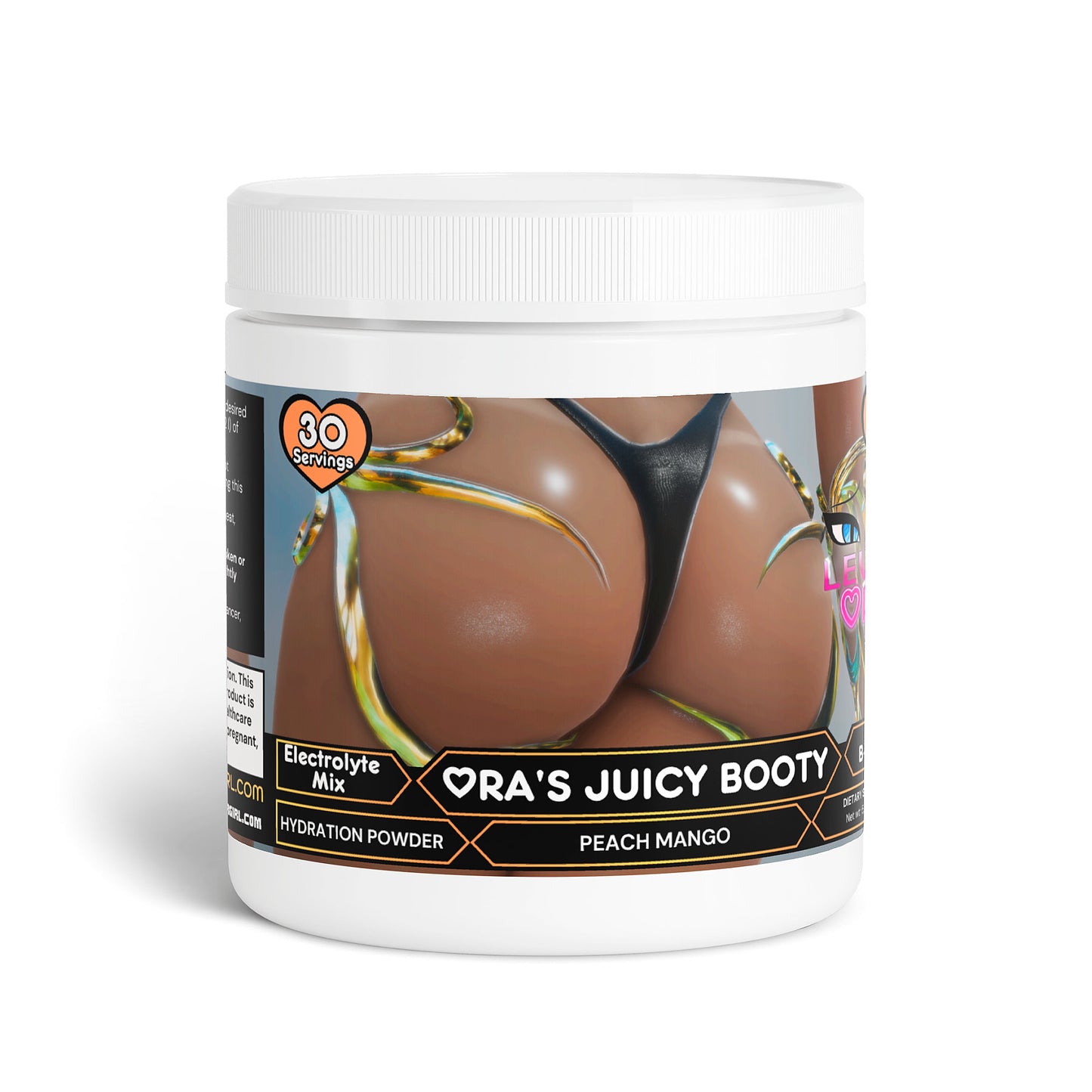 LewdyOra - Ora's Juicy Booty Hydration Powder (Peach Mango)