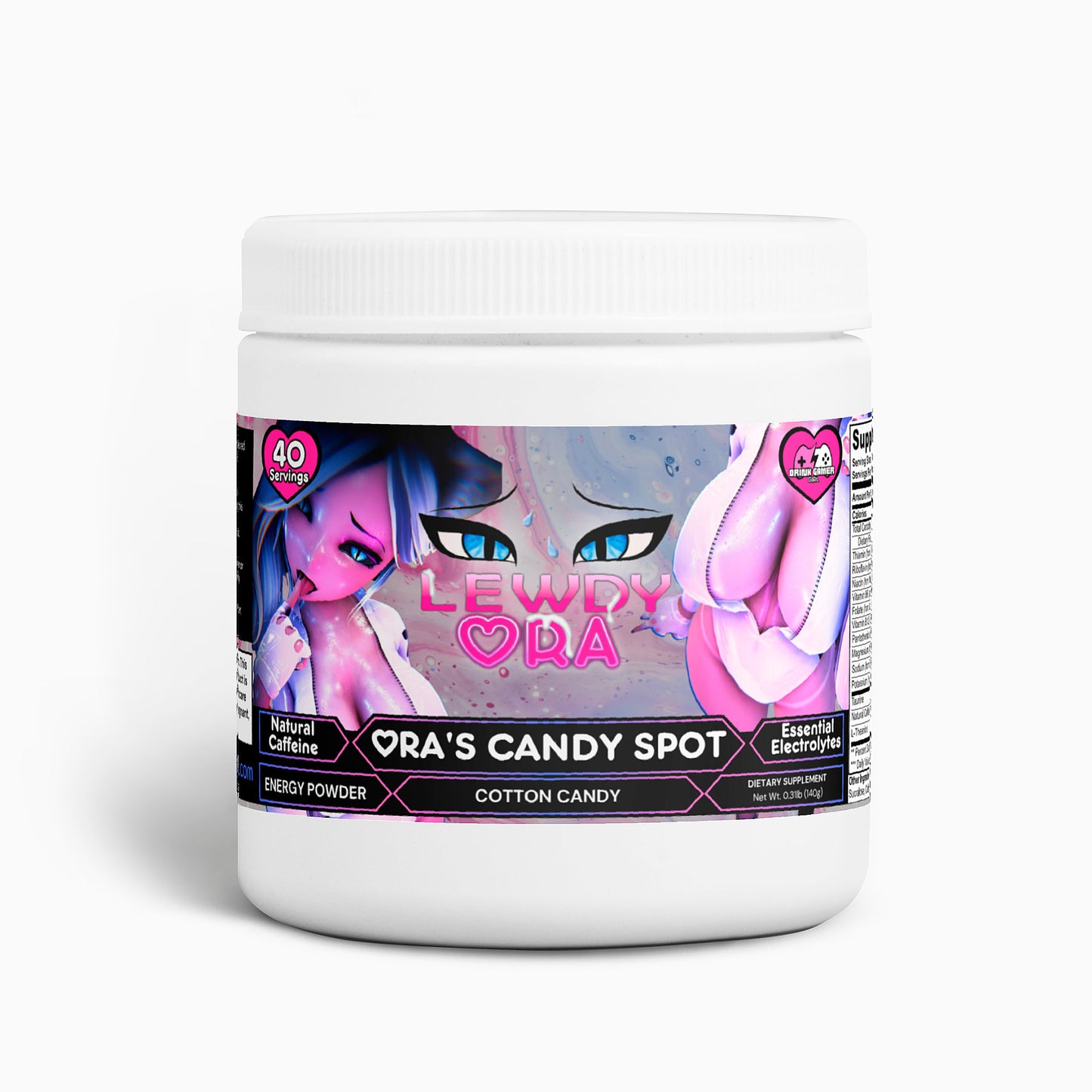 LewdyOra - Ora's Candy Spot Energy Powder (Cotton Candy)