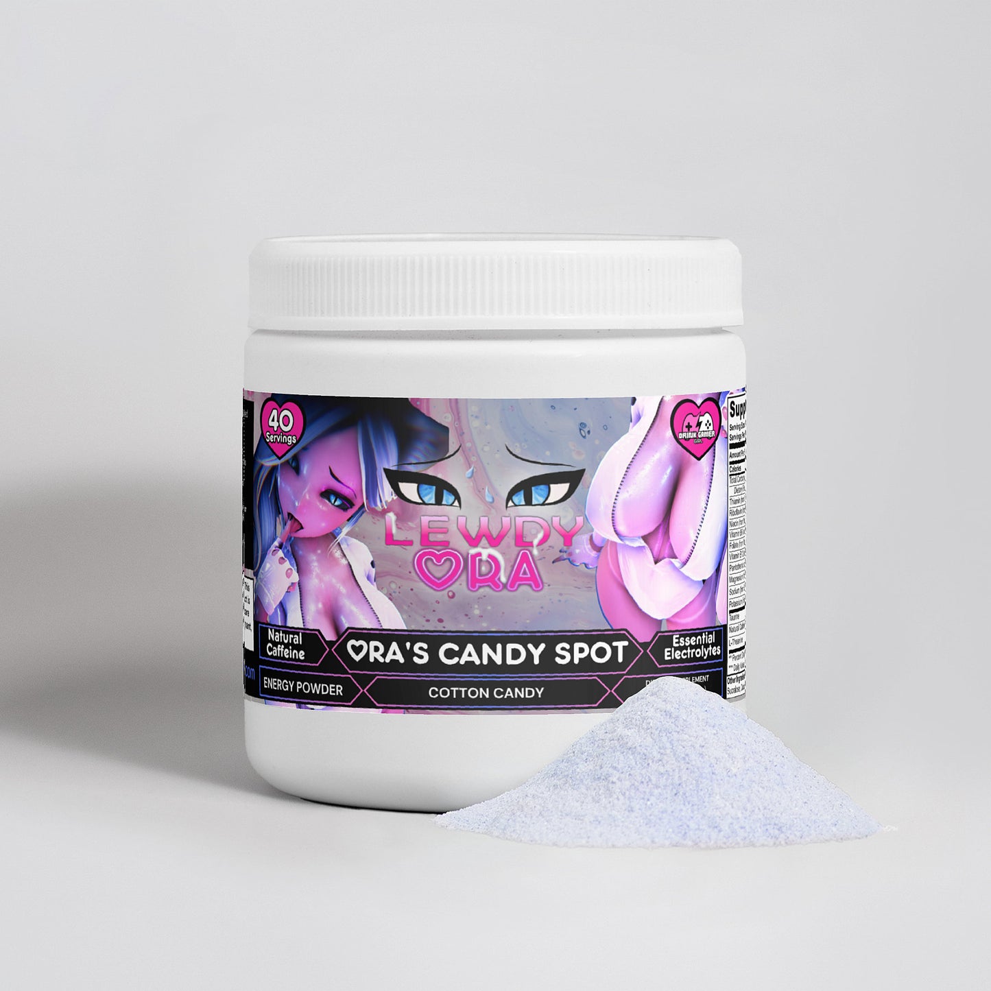 LewdyOra - Ora's Candy Spot Energy Powder (Cotton Candy)