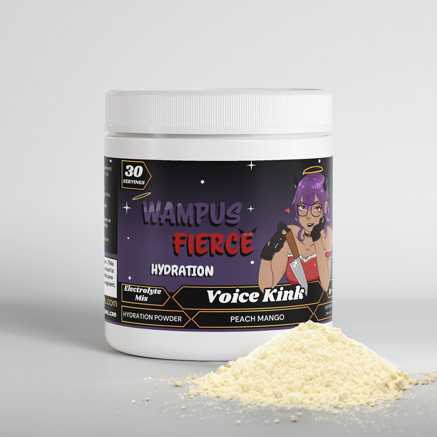 Wampus Fierce - Voice Kink Hydration Powder (Peach Mango)
