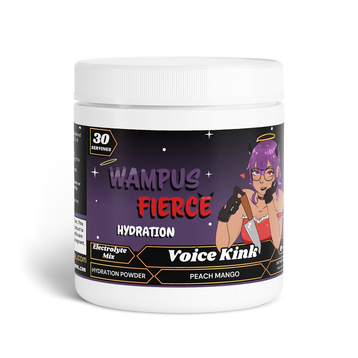 Wampus Fierce - Voice Kink Hydration Powder (Peach Mango)