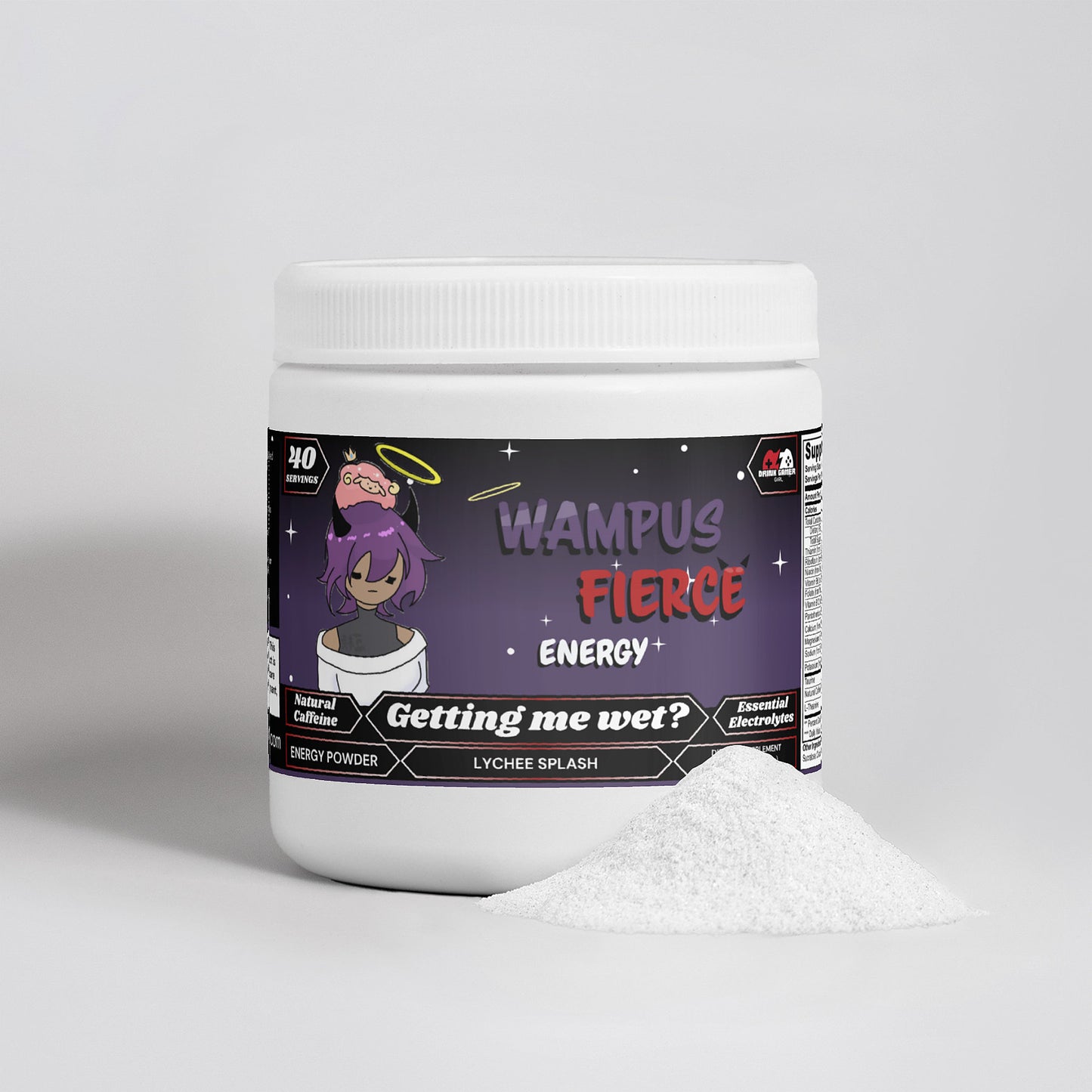 Wampus Fierce - Getting me wet? Energy Powder (Lychee Splash Energy)