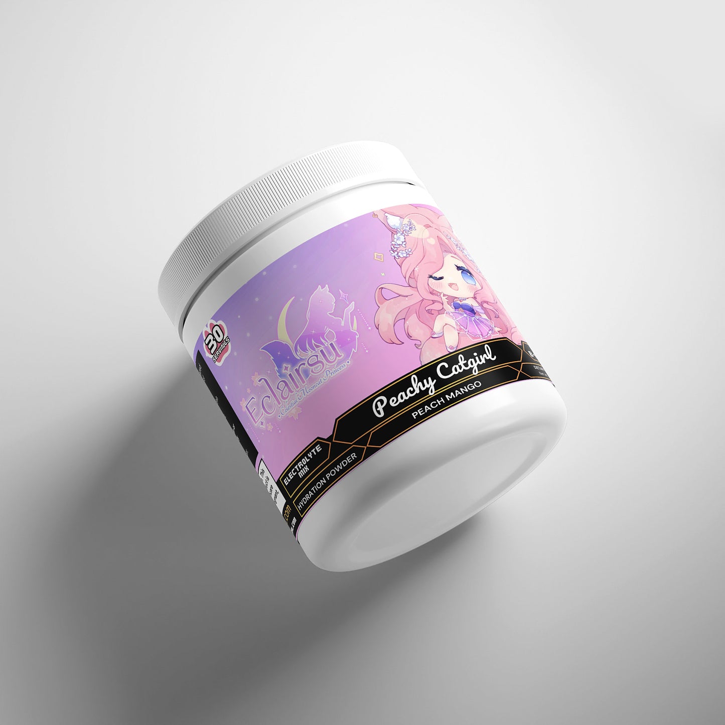 Eclairsu - Peachy Catgirl Hydration Powder (Peach Mango)