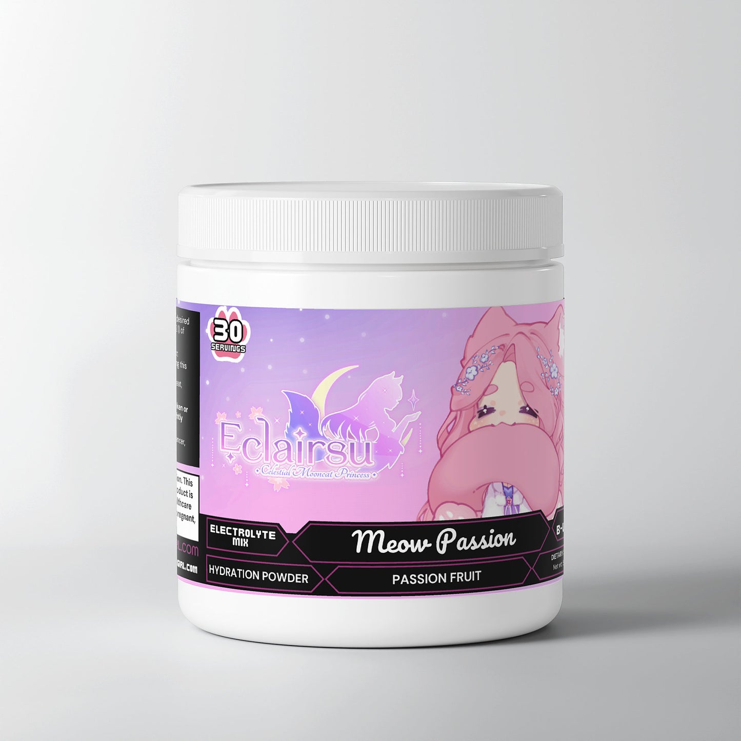 Eclairsu - Meow Passion Hydration Powder (Passion Fruit)