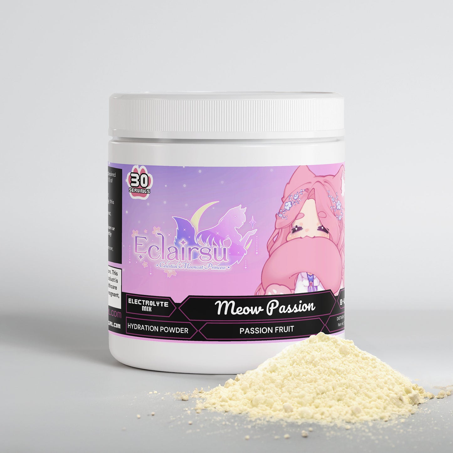 Eclairsu - Meow Passion Hydration Powder (Passion Fruit)