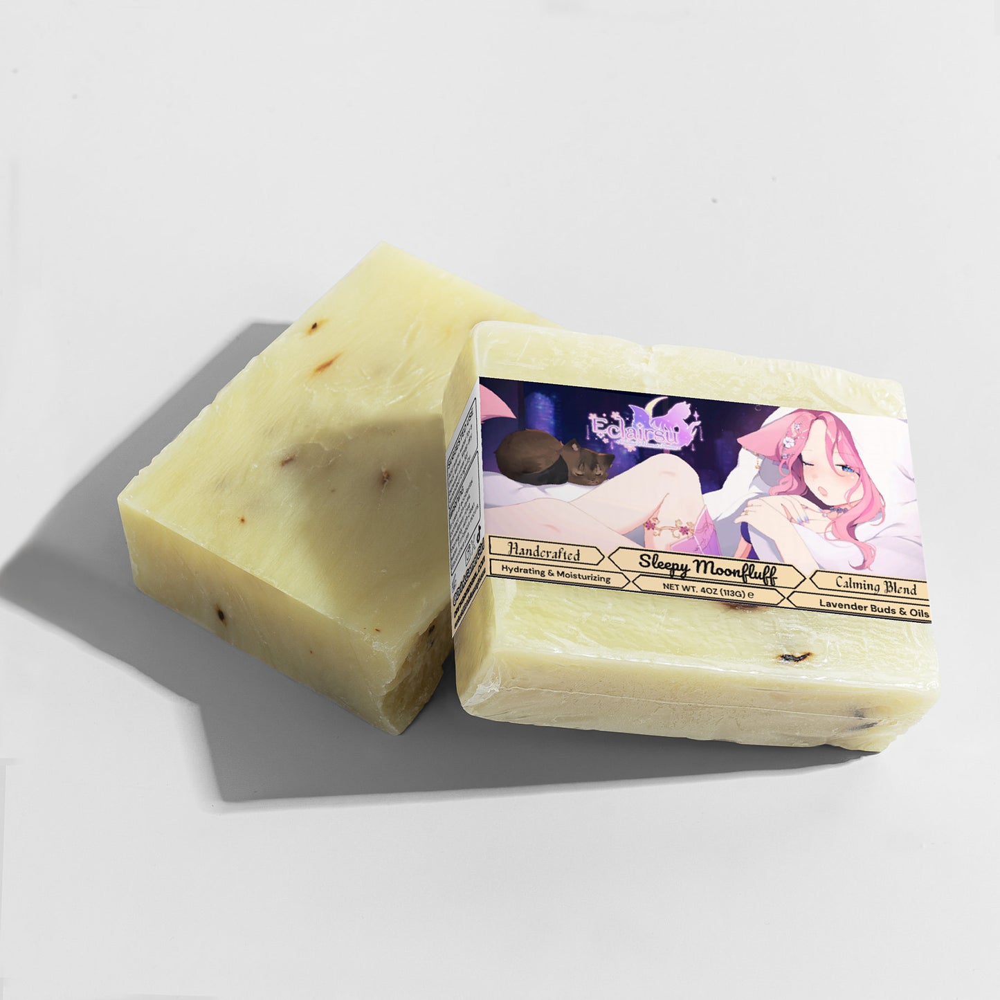 Eclairsu - Sleepy Moonfluff Calming Lavender Soap