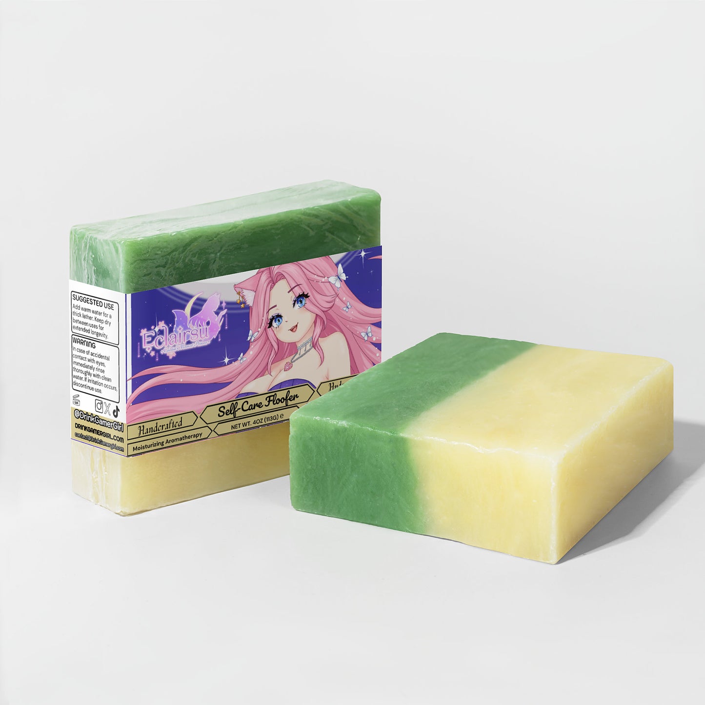 Eclairsu - Self-Care Floofer Aloe & Cool Cucumber Soap