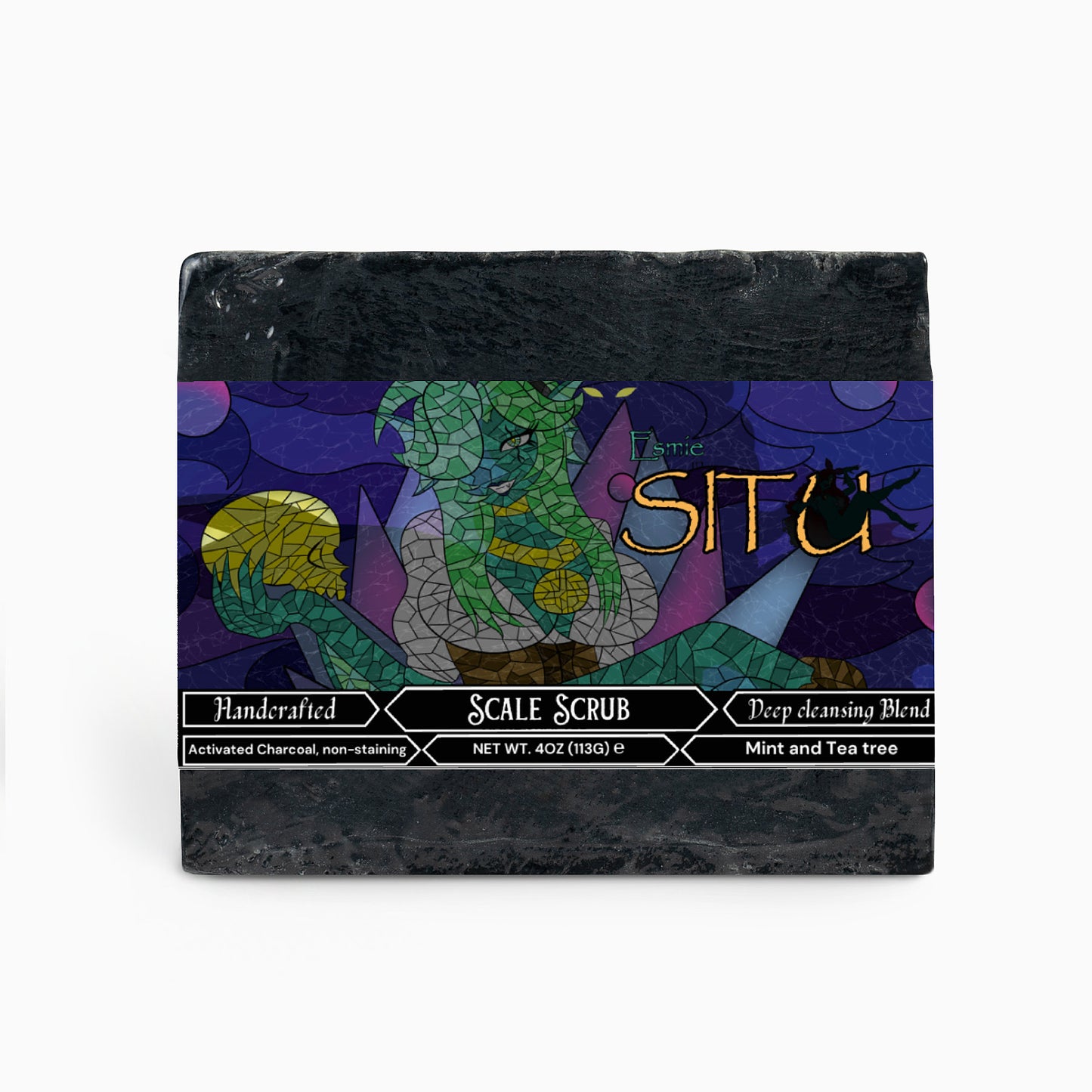EsmieinSitu - Scale Scrub Charcoal Soap