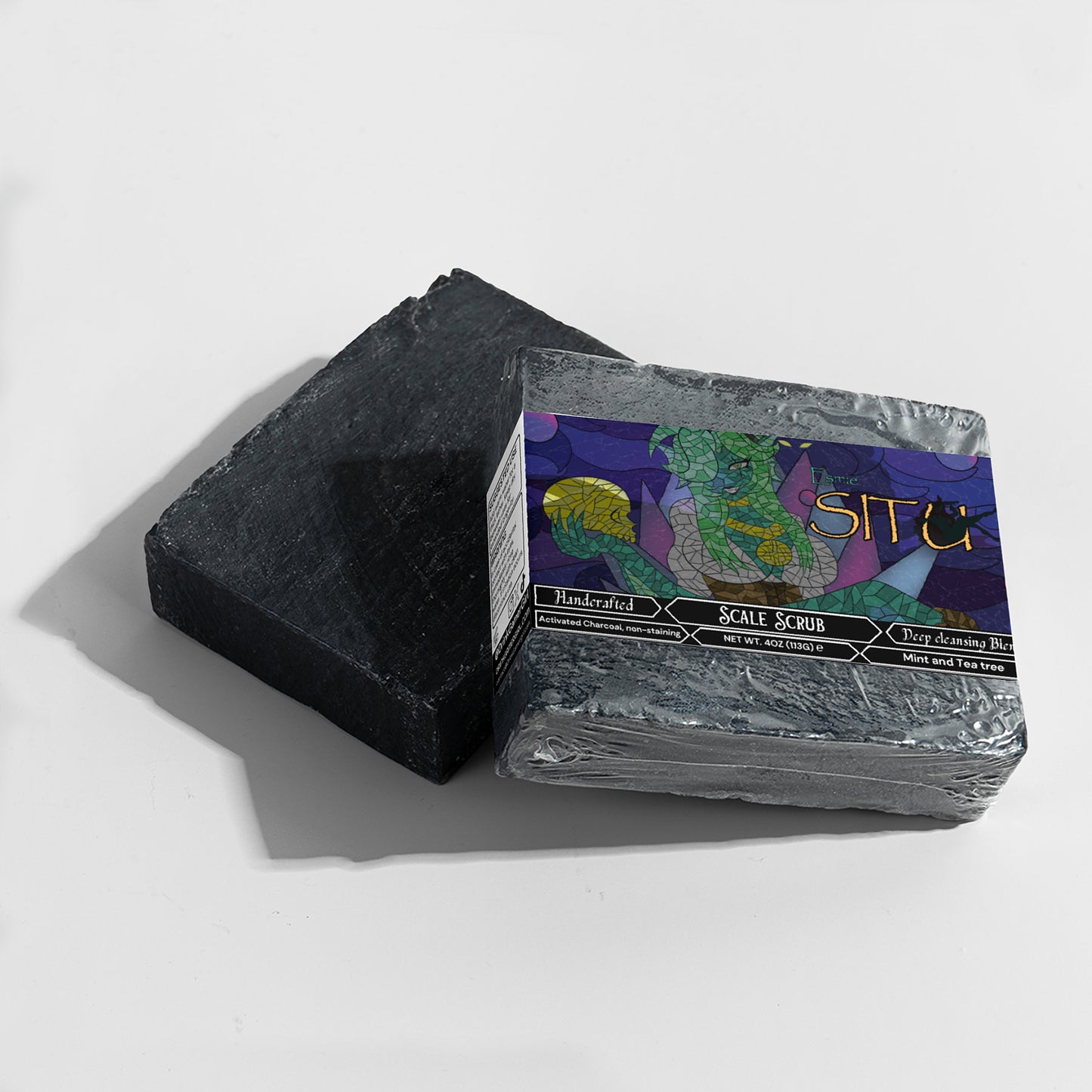 EsmieinSitu - Scale Scrub Charcoal Soap