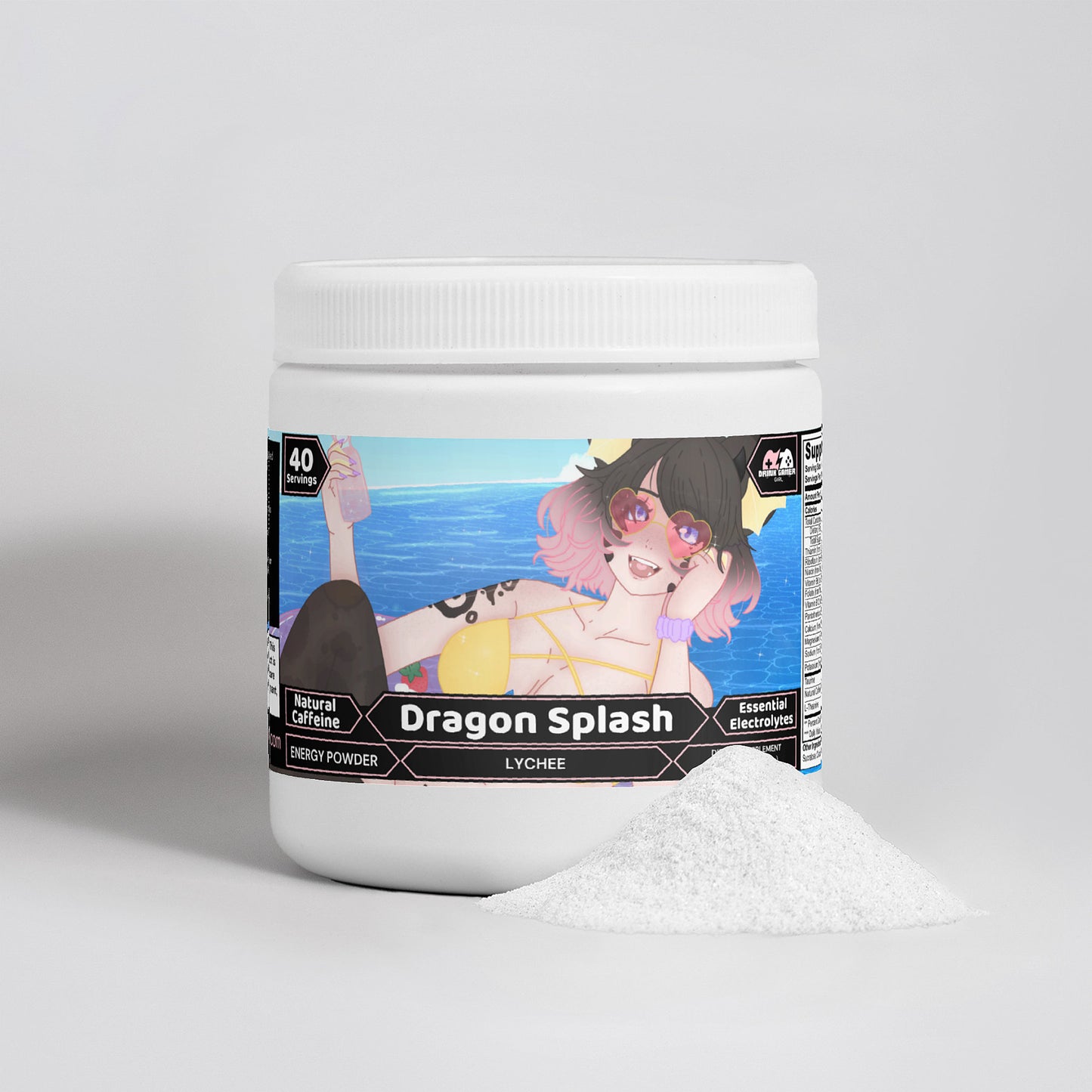 CheckyNyanChan - Dragon Splash Energy Powder (Lychee Energy)