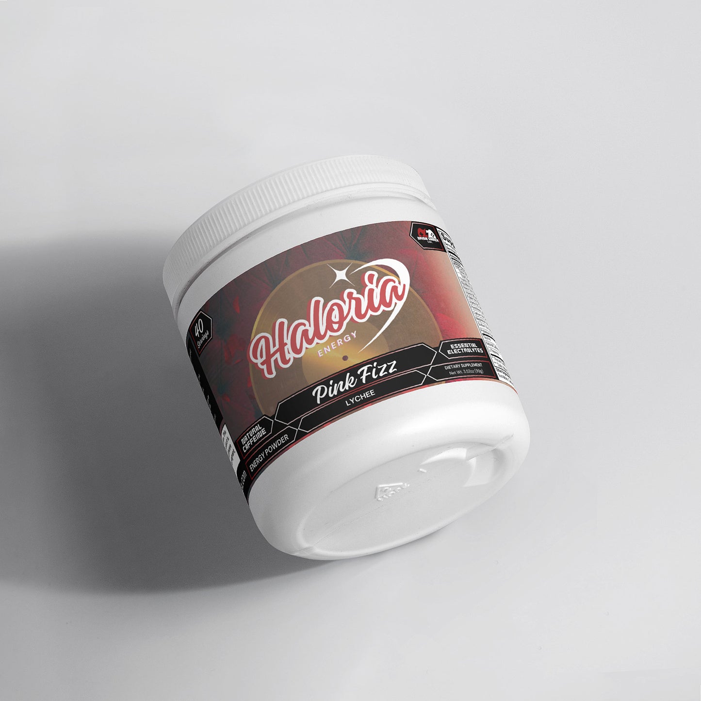 Haloria - Pink Fizz Energy Powder (Lychee Energy)