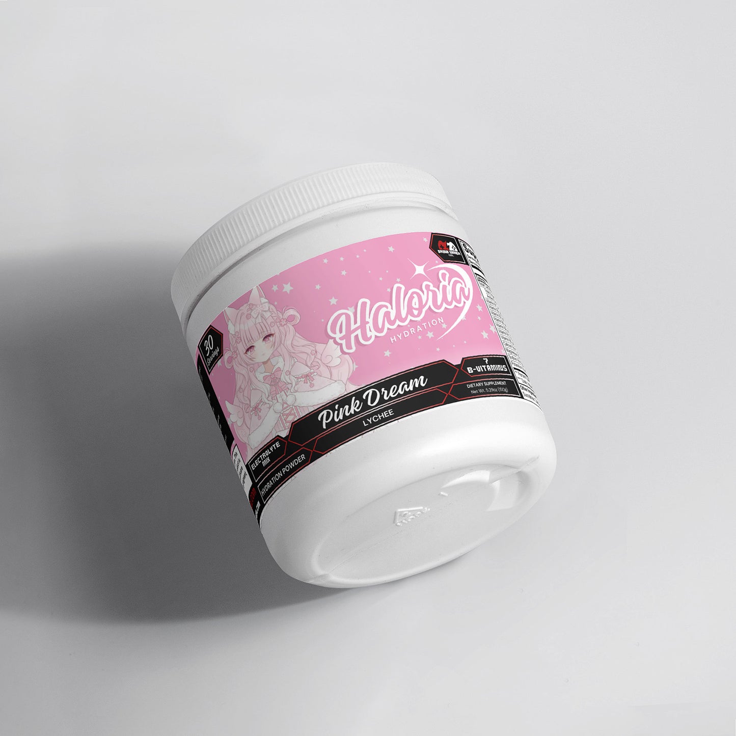 Haloria - Pink Dream Hydration Powder (Lychee)