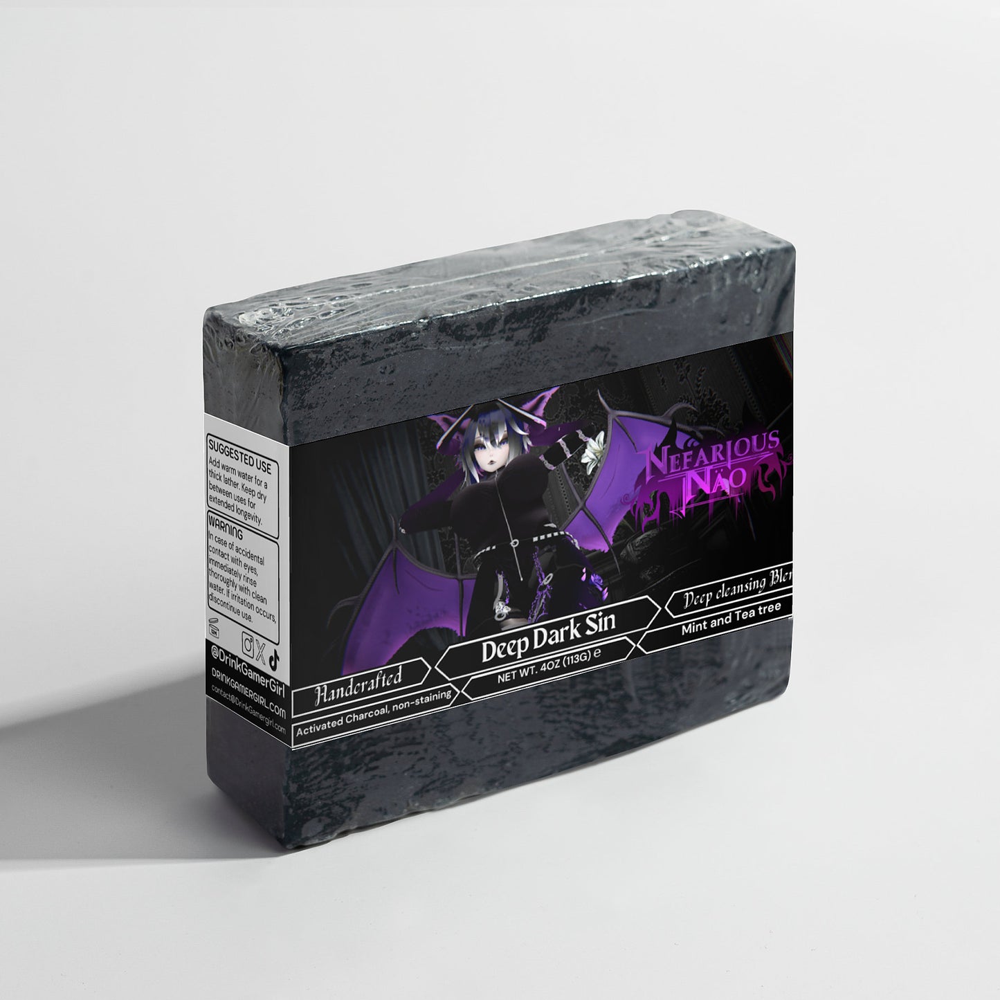Nefarious Nao - Deep Dark Sin Charcoal Soap