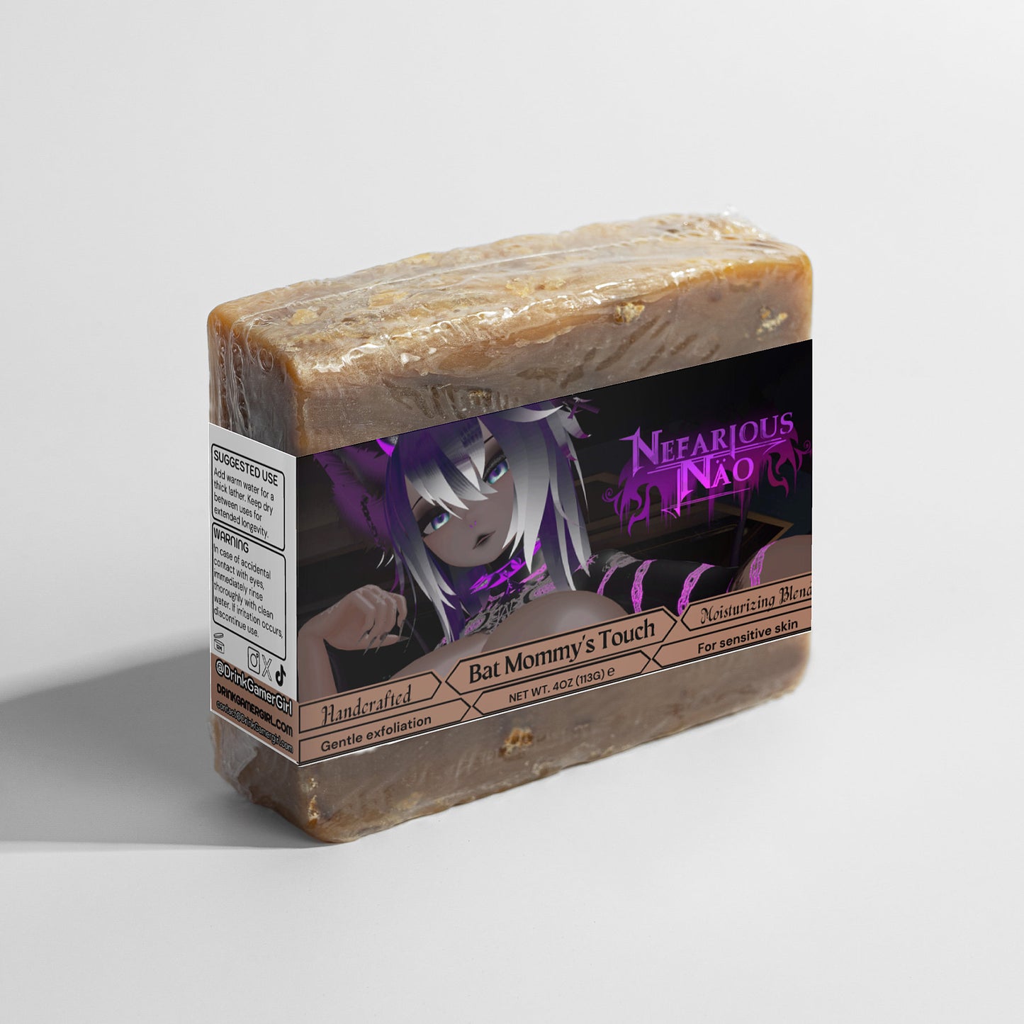 Nefarious Nao - Bat Mommy's Touch Oat Milk Honey Soap