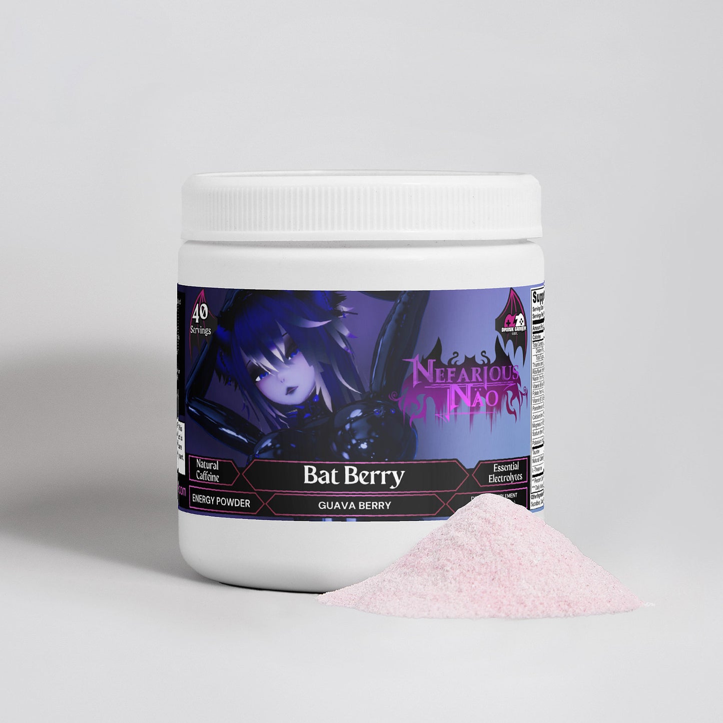 Nefarious Nao - Bat Berry Energy Powder (Guava Berry)
