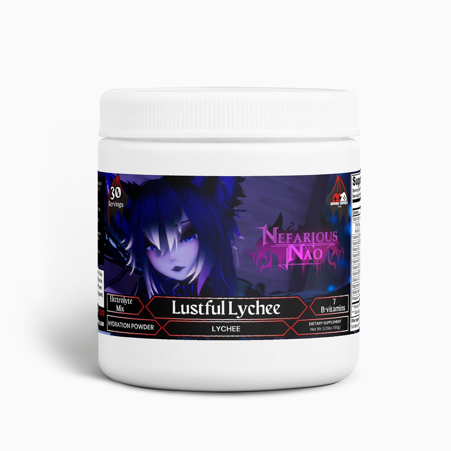 Nefarious Nao - Lustful Lychee Hydration Powder (Lychee)