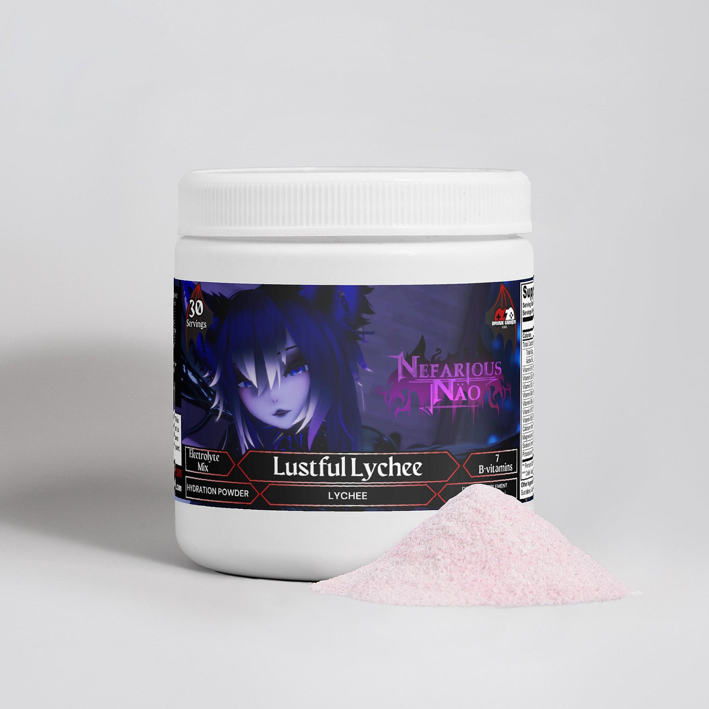 Nefarious Nao - Lustful Lychee Hydration Powder (Lychee)