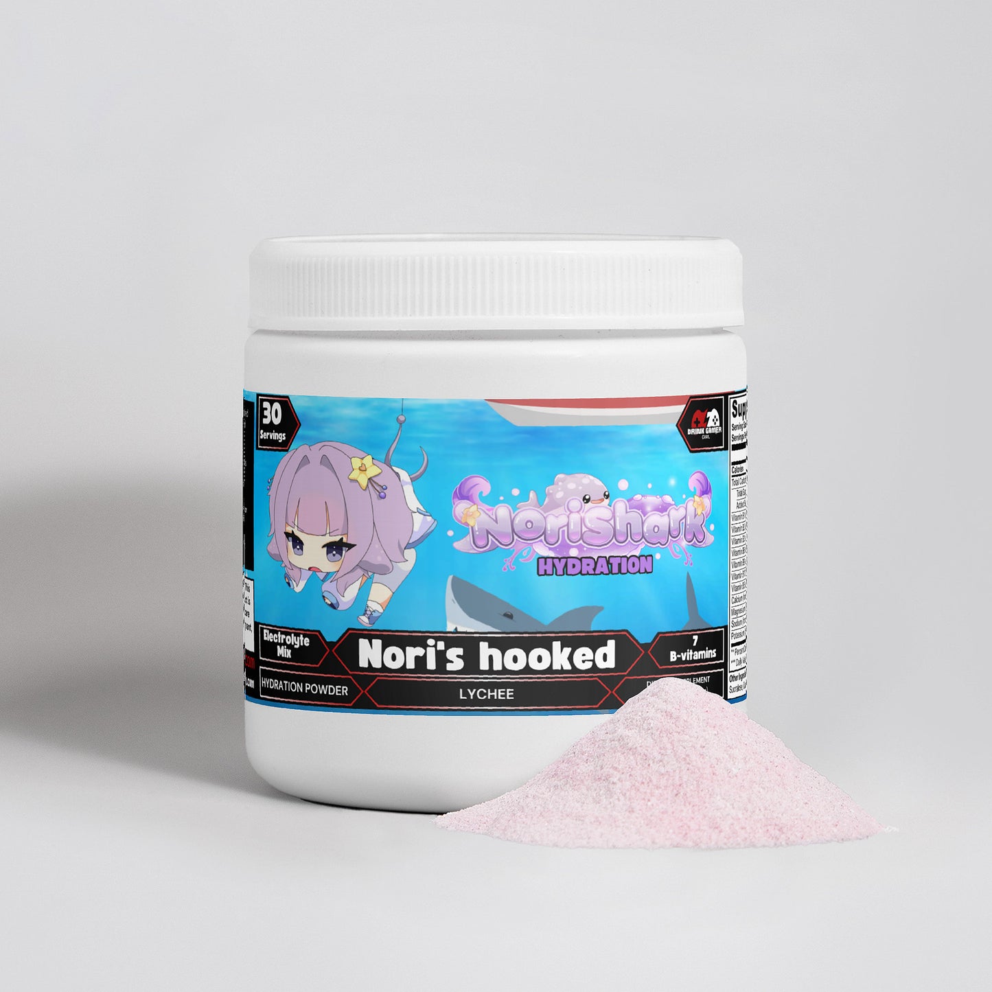 NoriShark - Nori's hooked Hydration Powder (Lychee)