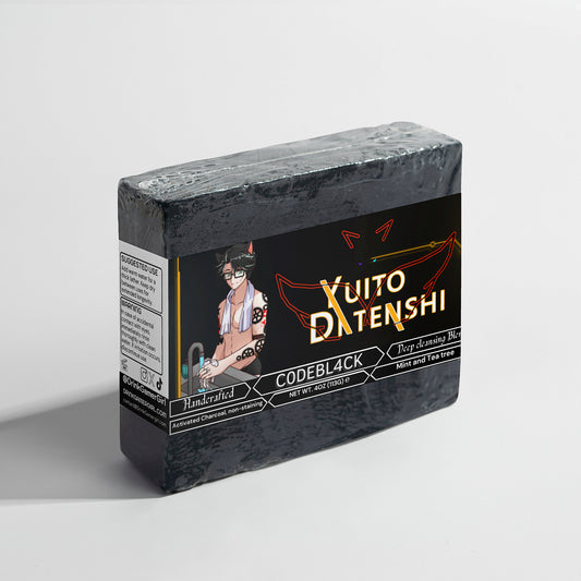 YuitoDatenshi - C0DEBL4CK Charcoal Soap