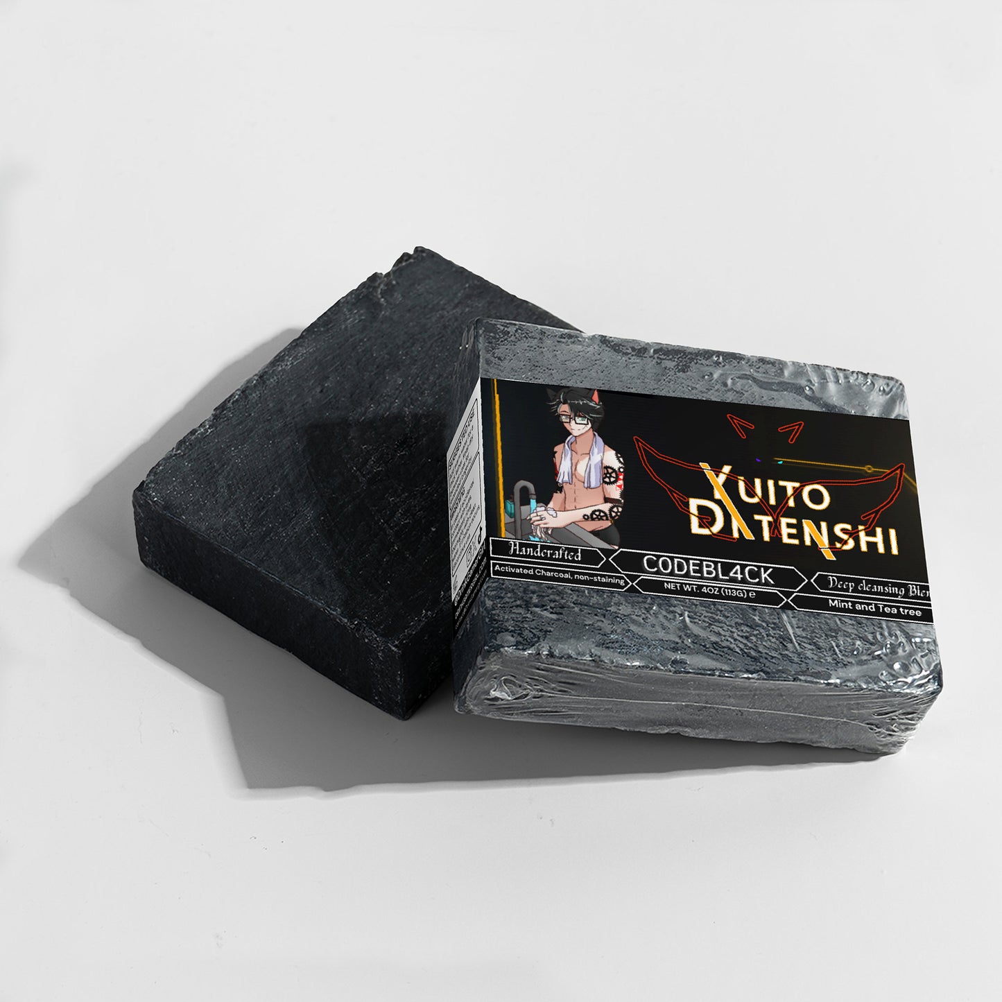 YuitoDatenshi - C0DEBL4CK Charcoal Soap