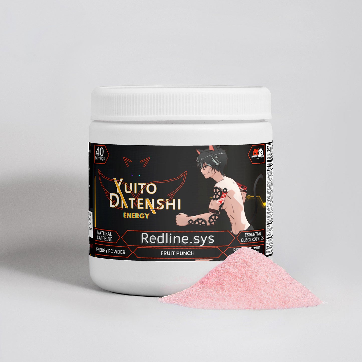 YuitoDatenshi - Redline.sys Energy Powder (Fruit Punch)