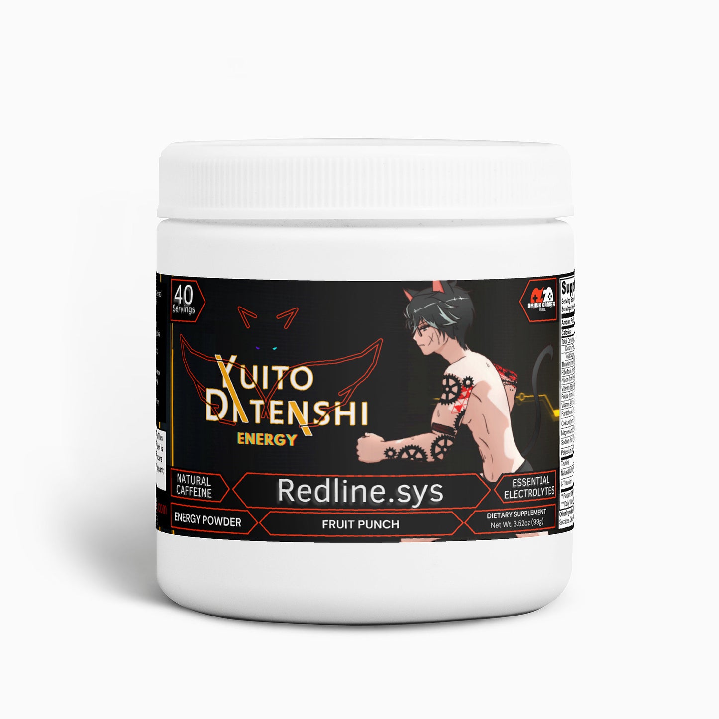 YuitoDatenshi - Redline.sys Energy Powder (Fruit Punch)