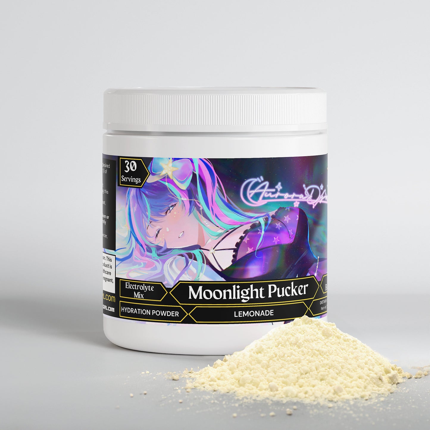 Aurora Dyne - Moonlight Pucker Hydration Powder (Lemonade)