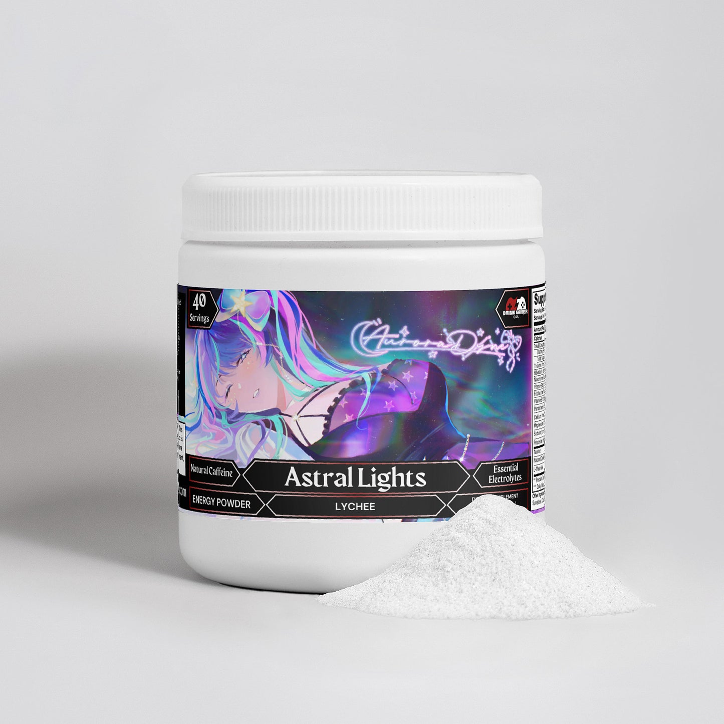 Aurora Dyne - Astral Lights Energy Powder (Lychee Splash Energy)