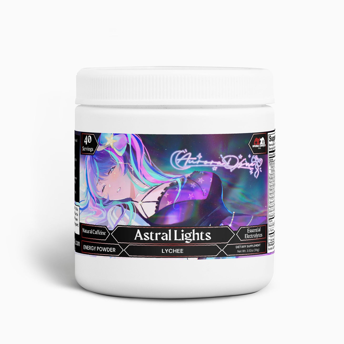 Aurora Dyne - Astral Lights Energy Powder (Lychee Splash Energy)
