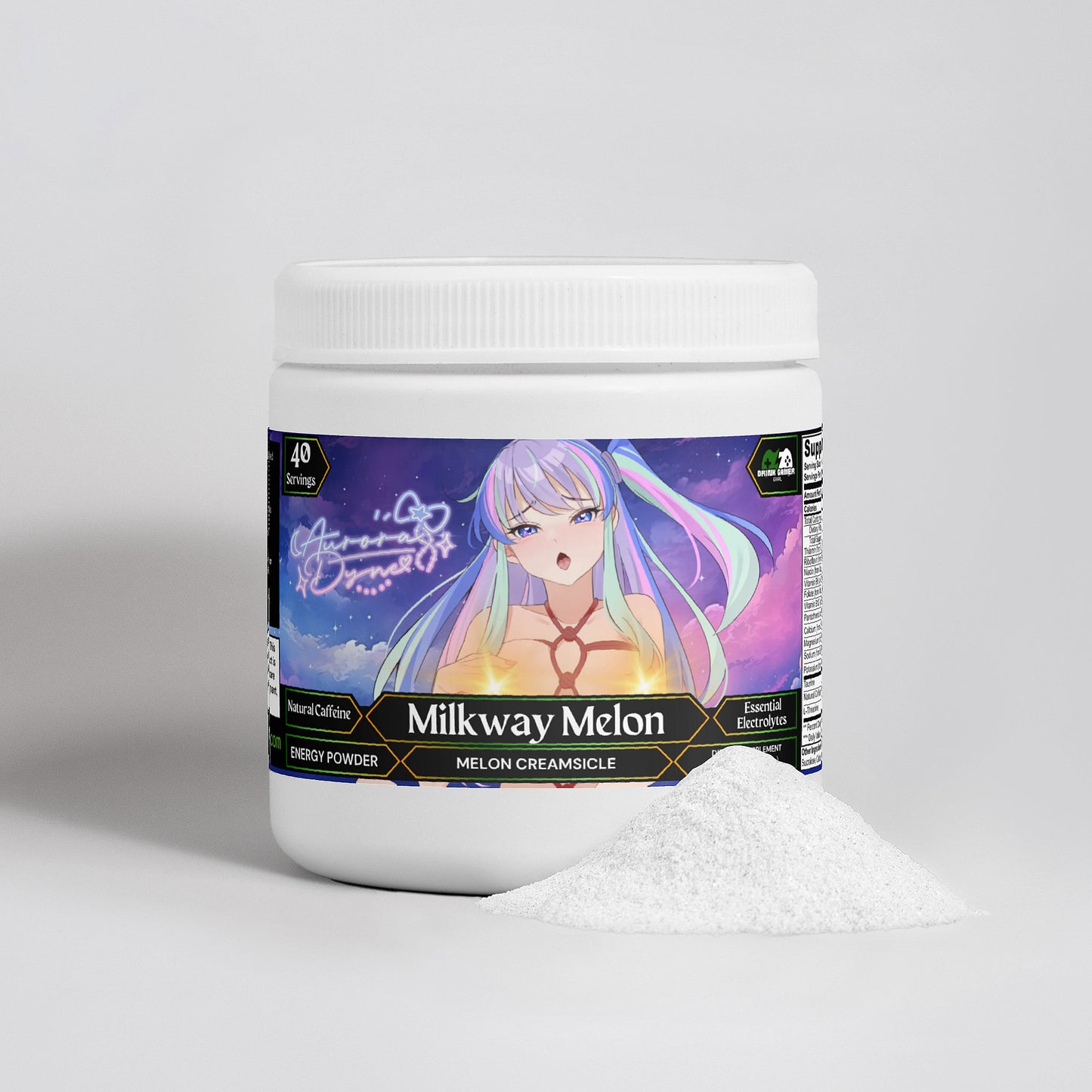 Aurora Dyne - Milkway Melon Energy Powder (Melon Creamsicle)