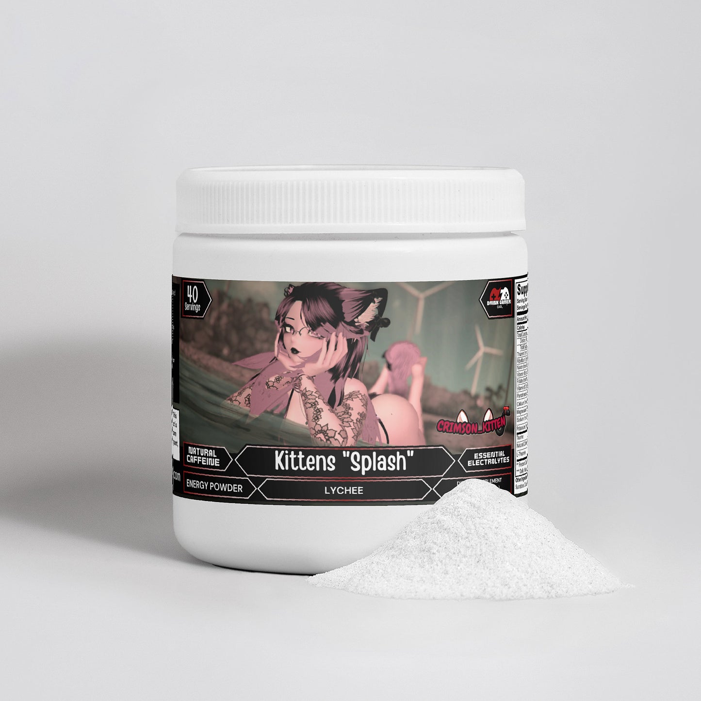 Crimson Kitten - Kittens "Splash" Energy Powder (Lychee Energy)