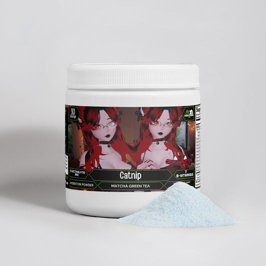Crimson Kitten - Catnip Hydration Powder (Matcha Green Tea)