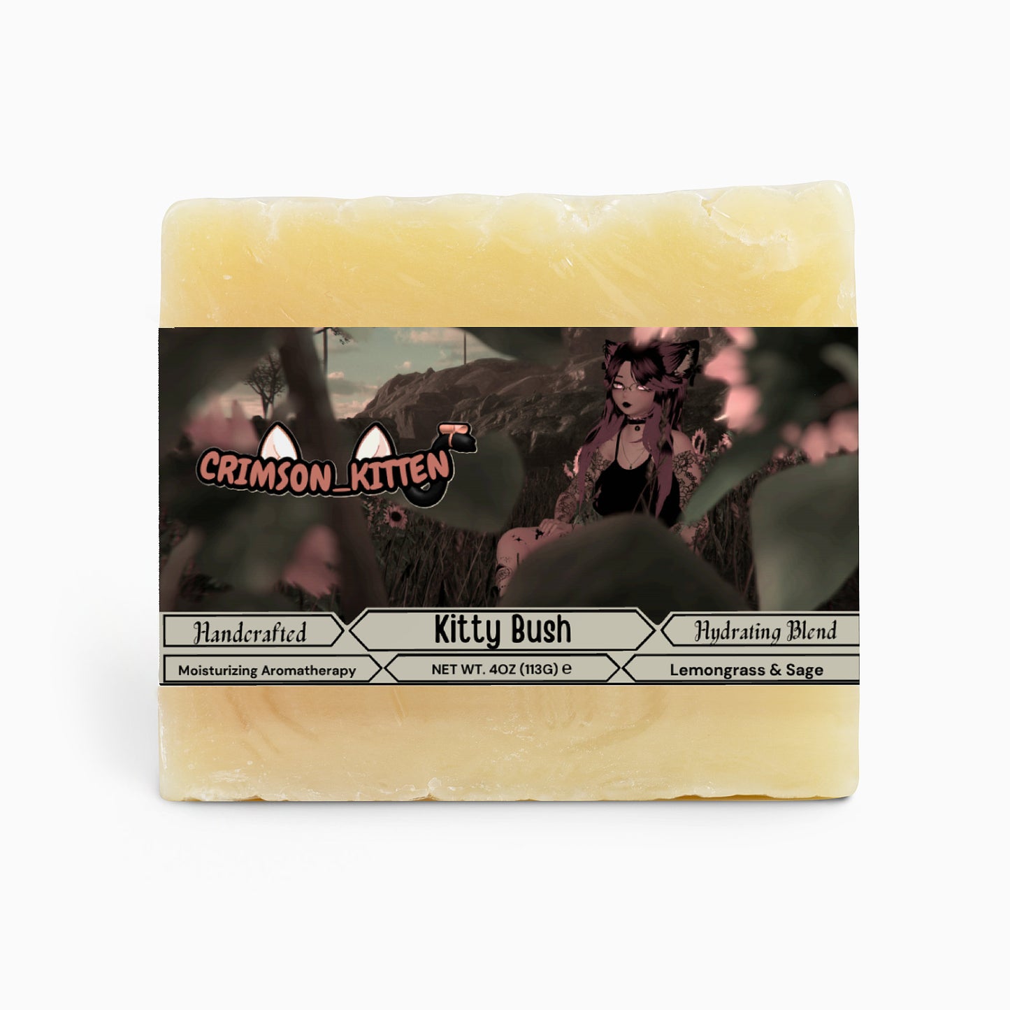 Crimson Kitten - Kitty Bush Lemongrass & Sage Soap