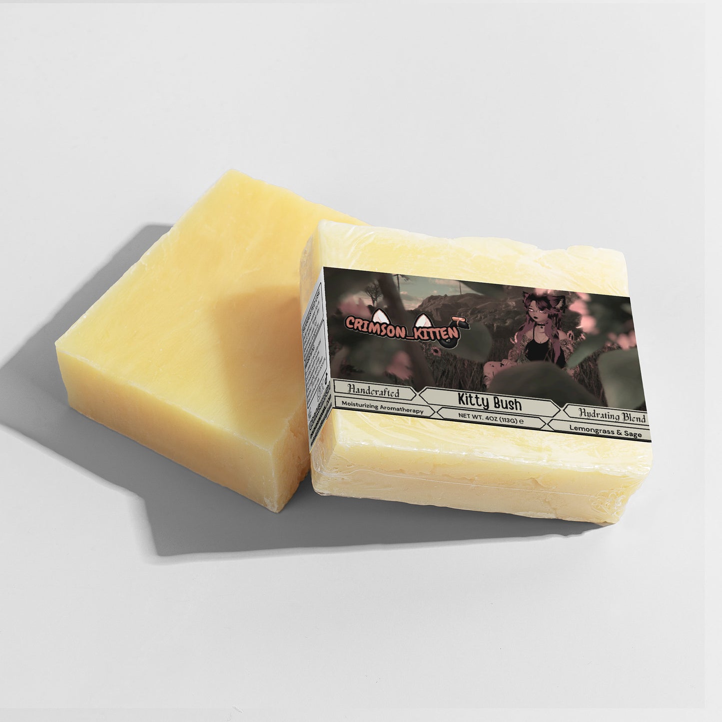 Crimson Kitten - Kitty Bush Lemongrass & Sage Soap
