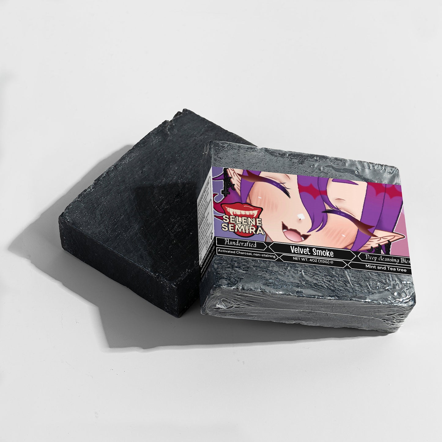 Selene Semira - Velvet Smoke Charcoal Soap